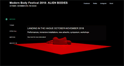 Desktop Screenshot of modernbodyfestival.org